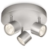 Image de Philips myliving Spot 562434816, 3 ampoule(s), LED, 3 W, 2700 K, 220-240, aluminium