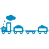 Image de Philips myKidsRoom Buddy Train Wandlamp Blauw (lampe à main)