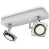 Image de Philips myLiving Lampe Millennium 2 x 4,5 W Gris 531924816