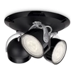 Image de Philips myLiving Lampe LED Dyna 3 x 3 W noir 532333016