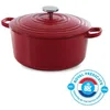 Image de Bk Burgundy 8718311314564 Casserole avec couvercle, fonte/fonte d'aluminium, 24 cm de diamètre, compatible avec les plaques à induction