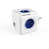Image de ALLOCACOC Allocacoc PowerCube Original USB (E) power extension 4 prise(s) CA Bleu, blanc