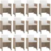Image de vidaXL Ensemble de jardin 37 pièces Poly rotin gris/beige