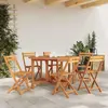Image de vidaXL Table de jardin 130x90x72 cm bois massif acacia