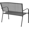 Image de vidaXL Banc de jardin 108 cm acier et treillis métallique anthracite