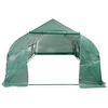 Image de vidaXL Serre Polytunnel Praticable & Mobile Cadre en acier 18 m²