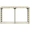 Image de vidaXL Abri de stockage du bois de chauffage 300×44×176 cm Bois de pin imprégné