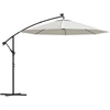 Image de vidaXL Parasol Parapluie avec éclairage LED 300 cm Mât métallique