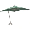 Image de vidaXL Parapluie 300x300 cm Vert Mât en aluminium