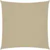 Image de vidaXL Voile d'ombrage Oxford Tissu Carré 2x2 m Beige