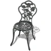 Image de vidaXL Chaises de bistrot 2 pcs. Fonte d'aluminium Vert