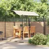 Image de vidaXL Pavillon en tissu blanc crème