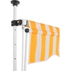 Image de Store rétractable manuel 250 cm Orange/Blanc rayé