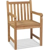 Image de vidaXL Chaises de jardin 2 pcs. Bois massif teck