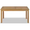 Image de vidaXL Table basse 90x50x45 cm en teck massif