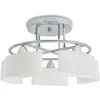 Image de vidaXL Plafonnier Abat-jour en verre ellipsoïdal 5 ampoules E14 200 W