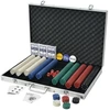Image de vidaXL Set de poker avec 1.000 jetons Aluminium