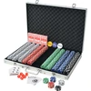 Image de vidaXL Set de poker avec 1.000 jetons Aluminium