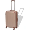Image de vidaXL Ensemble de quatre trolleys à coque dure Champagne