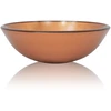 Image de vidaXL Lavabo en verre trempé 42 cm brun