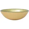 Image de vidaXL Lavabo verre trempé 42 cm or