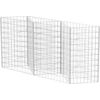 Image de vidaXL Corbeille à gabion Caisson de plantation Plateau de légumes Acier 120×30×100 cm