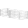 Image de vidaXL Corbeille à gabion Caisson de plantation Plateau de légumes Acier 120×30×50 cm