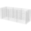 Image de vidaXL Gabion haut-plateau acier 270×90×100 cm