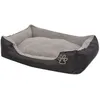Image de vidaXL Lit pour chien avec coussin rembourré taille XL Noir
