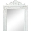 Image de vidaXL Miroir sur pied de style baroque 160x40 cm blanc
