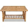 Image de vidaXL Table basse en bambou 90x50x45 cm