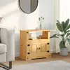 Image de vidaXL Armoire TV de style mexicain en pin massif Corona 80 x 43 x 78 cm