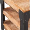 Image de vidaXL Armoire TV en bois massif d'acacia 140x40x45 cm