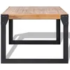 Image de vidaXL Table basse en bois massif d'acacia 100x60x45 cm