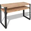 Image de Table Console Bois D'Acacia Massif 120 X 40 X 85 Cm Vidaxl