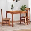 Image de vidaXL Chaises de salle à manger 2 pcs. Bois massif acacia