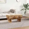 Image de vidaXL Table basse en bois massif de manguier 88x50x40 cm