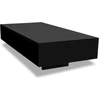 Image de vidaXL Table basse noire brillante