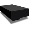 Image de vidaXL Table basse noire brillante