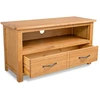 Image de vidaXL Armoire TV 90x35x48 cm chêne massif