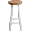 Image de vidaXL Tabouret de bar en teck massif