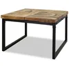 Image de vidaXL Table basse en résine de teck 60x60x40 cm