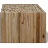 Image de vidaXL Table basse en teck 50x50x35 cm
