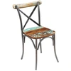 Image de vidaXL Chaises de salle à manger 6 pcs. Vieux bois massif