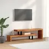 Image de vidaXL Armoire TV en bois massif d'acacia