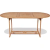 Image de vidaXL Table de jardin 180x90x75 cm teck massif