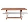 Image de vidaXL Table de jardin 180x90x75 cm teck massif
