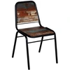 Image de vidaXL Chaises de salle à manger 4 pcs. Vieux bois massif