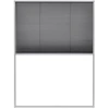 Image de vidaXL Moustiquaire plissée pour fenêtre Aluminium 60 x 80 cm