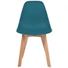 Image de vidaXL Chaises de salle à manger 6 pcs. Turquoise Plastique